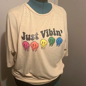 SHEIN shirt that is a size medium, beige lookin color.